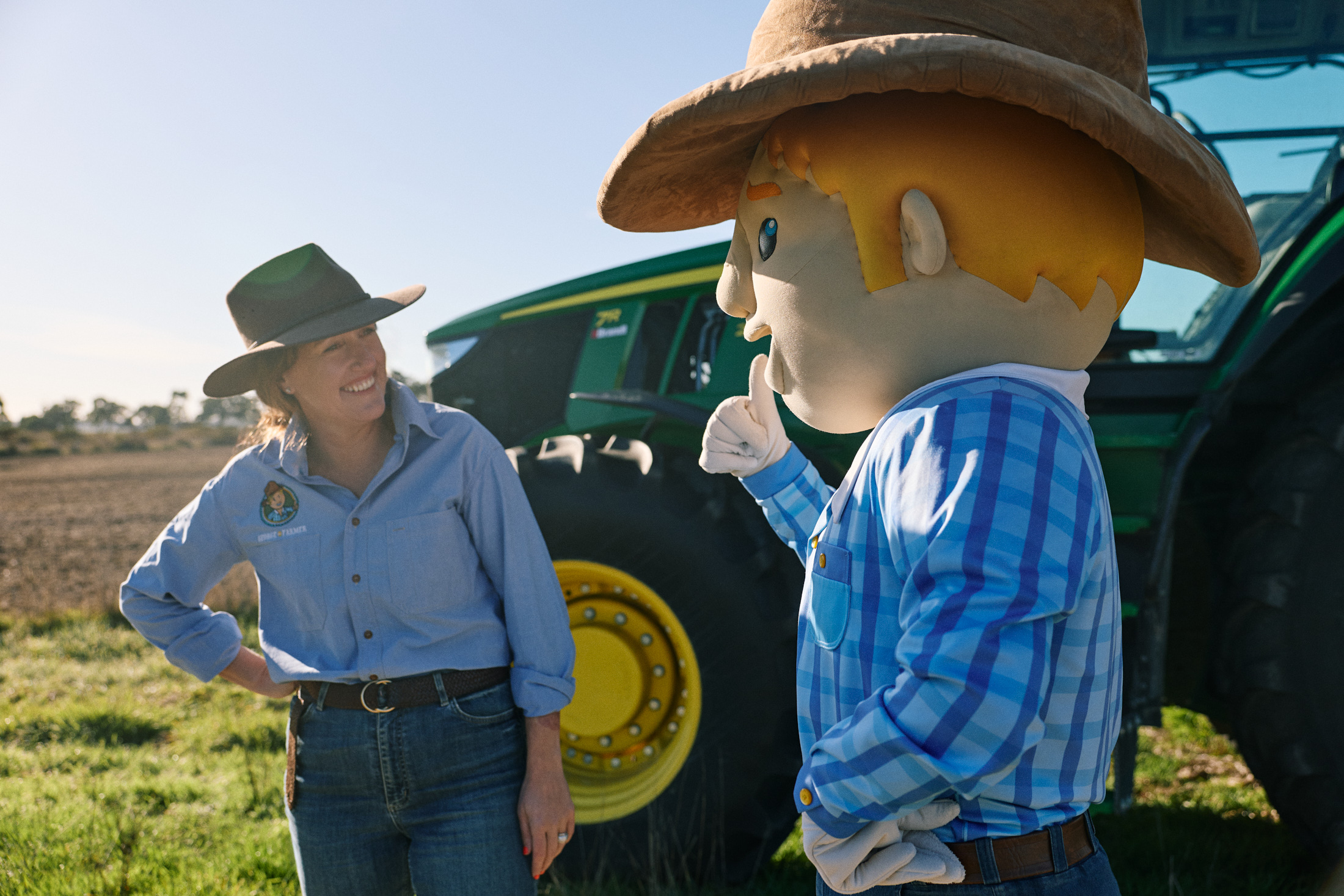 Simone and George the Farmer