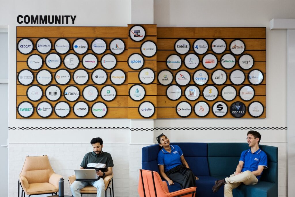 People collaborating at work